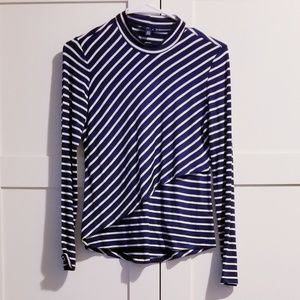 Blue & White Striped Shirt